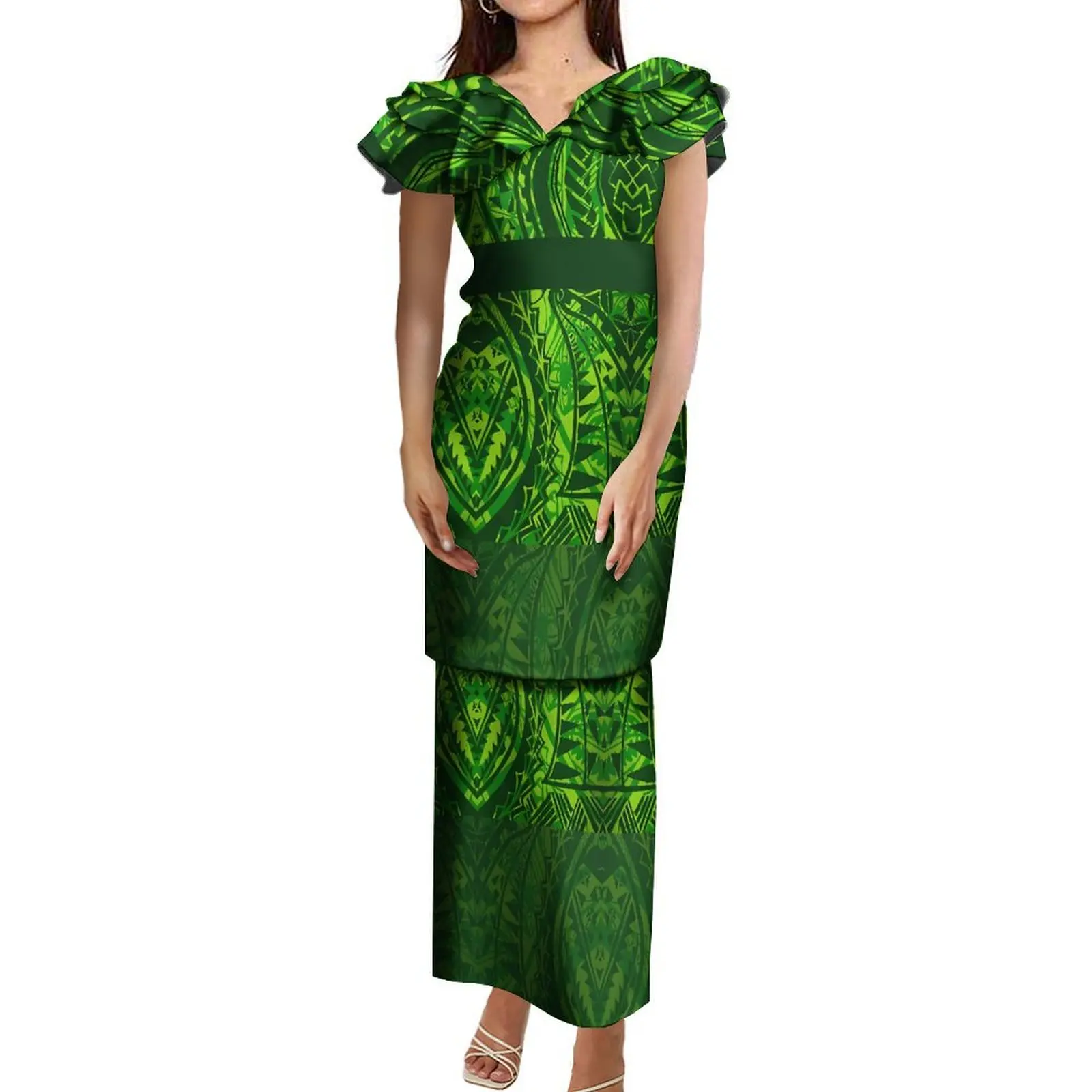 Высококачественный гавайский гибискус с цветочным принтом модный комплект Pletasi