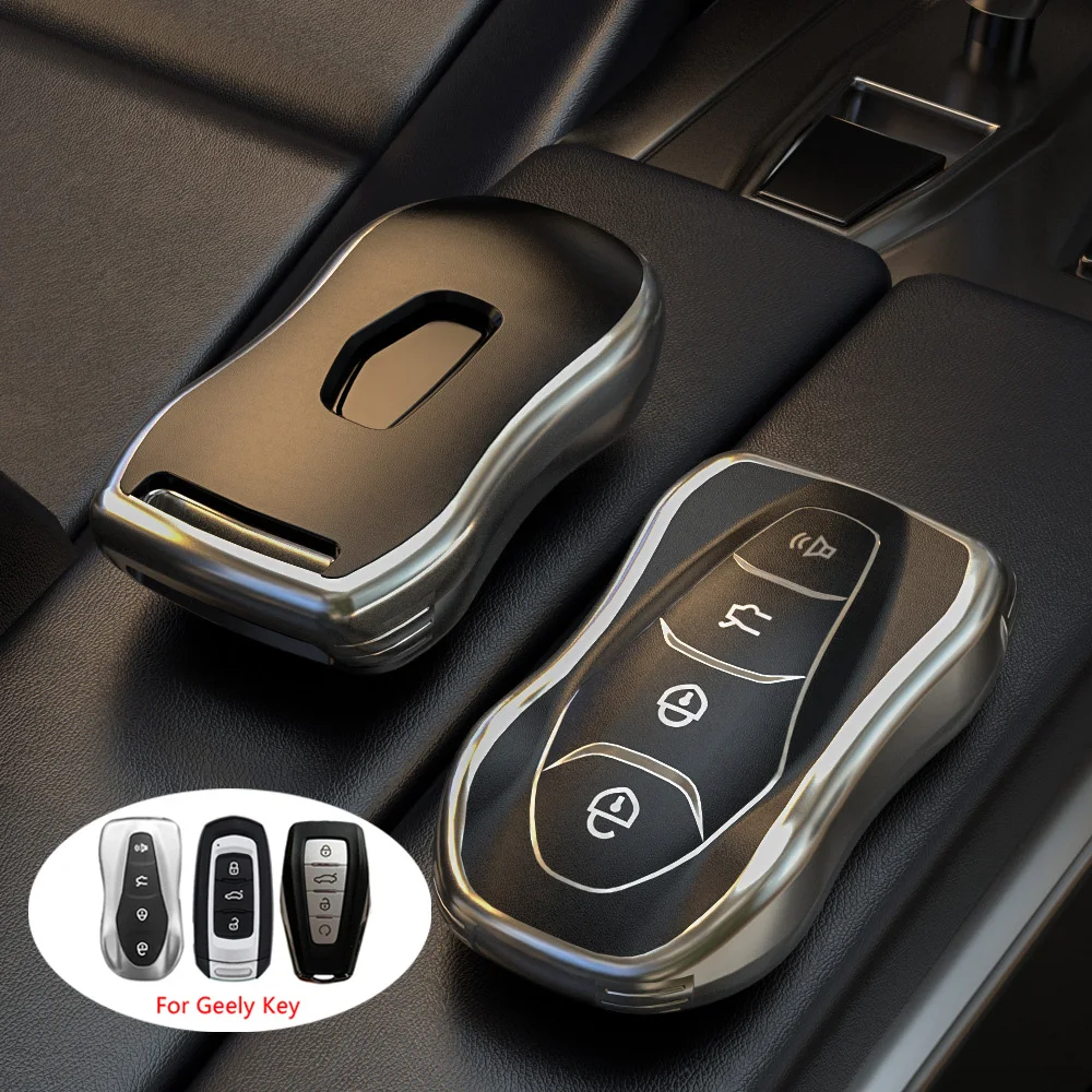 

Car Key Case Cover for Geely Azkarra Geometry Tugella L S Binray Geometry C 460 EC7 FY11 Coolray Atlas Pro Vision 2021 2022 2023