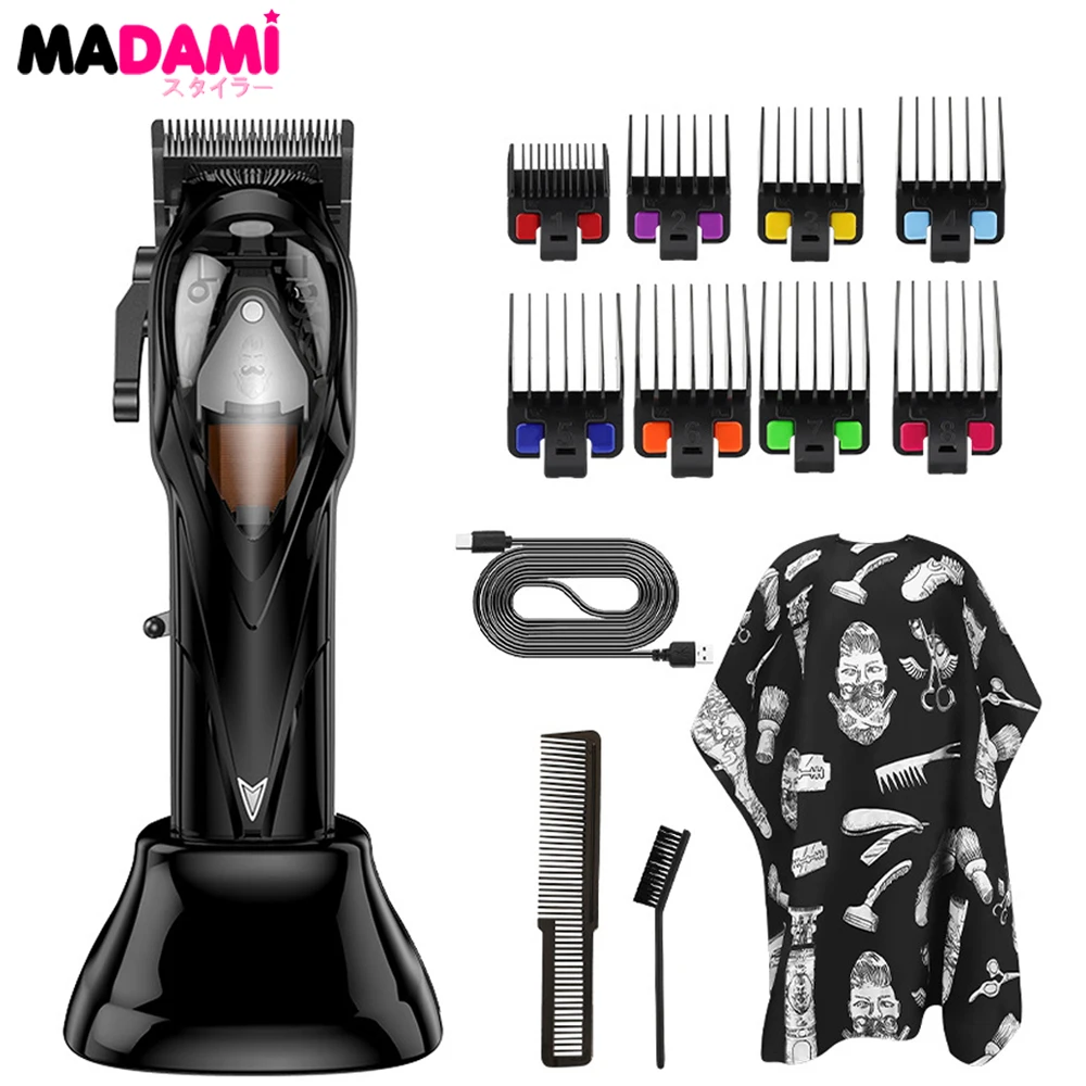 

Hair Clipper High-speed Professional 10000 RPM Powerful Motor Hair Trimmer USB Charging Salon Hair Cutting Machine For Men