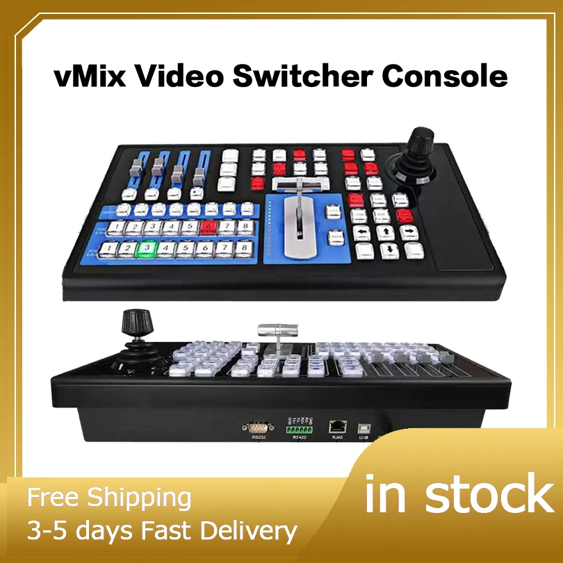 

Amazing Large Screen On vif Protocol Network Joystick Controller vMix OBS Wirecast Live stream Broadcast Studio IP Keyboard