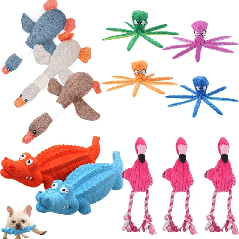

Sounding Pet Dog Toys Squeaky Resistant To Biting Grinding Teeth Dog Rubber Toy Pet Supplies Plush Dog Toy игрушка для собак