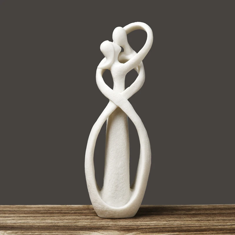 

Abstract Figure Statue Couple Sculpture Home Decoration Model Ornaments Resin Crafts Art Furnishings