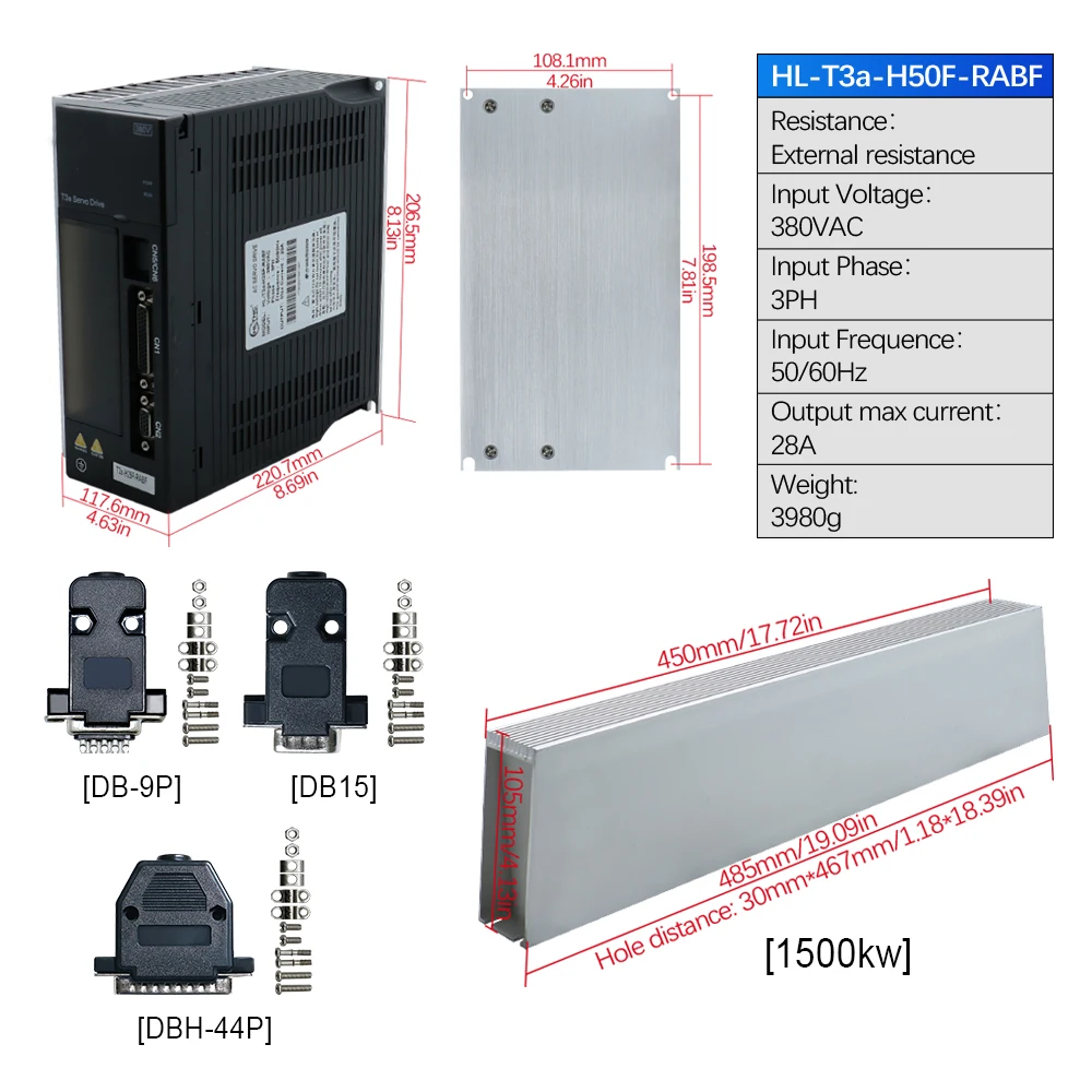 HLTNC 180ST-M35015 5 кВт 220 В электрический с сопротивлением 1500 Вт 35 нм 180 мм серводвигатель
