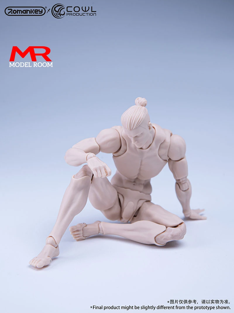 Фото Оригинальный Romankey X COWL 1/12, супер гибкий мужской шарнирный корпус, 16,5 см, сильная шарнирная фигурка солдата, тело куклы №4