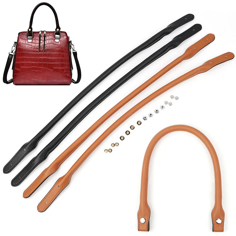 

Короткий сменный ремешок на плечо, повседневный однотонный удобный ремень из искусственной кожи для ручек, модный держатель, 53 см