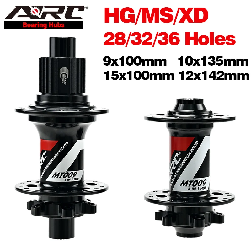 Arc Mtb Hub 28h/32h/36h Micro Spline 12-скоростной Дисковый Тормоз Freehub