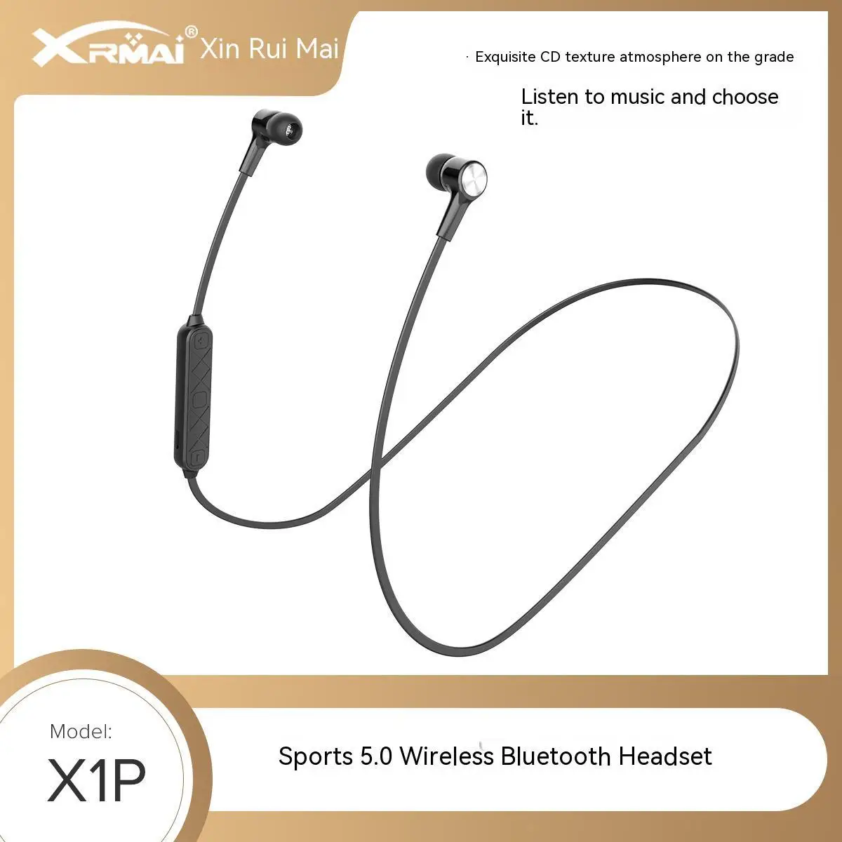 Bluetooth-гарнитура X1P, беспроводная Спортивная мини-гарнитура для бега, двойные наушники, стерео игровая гарнитура