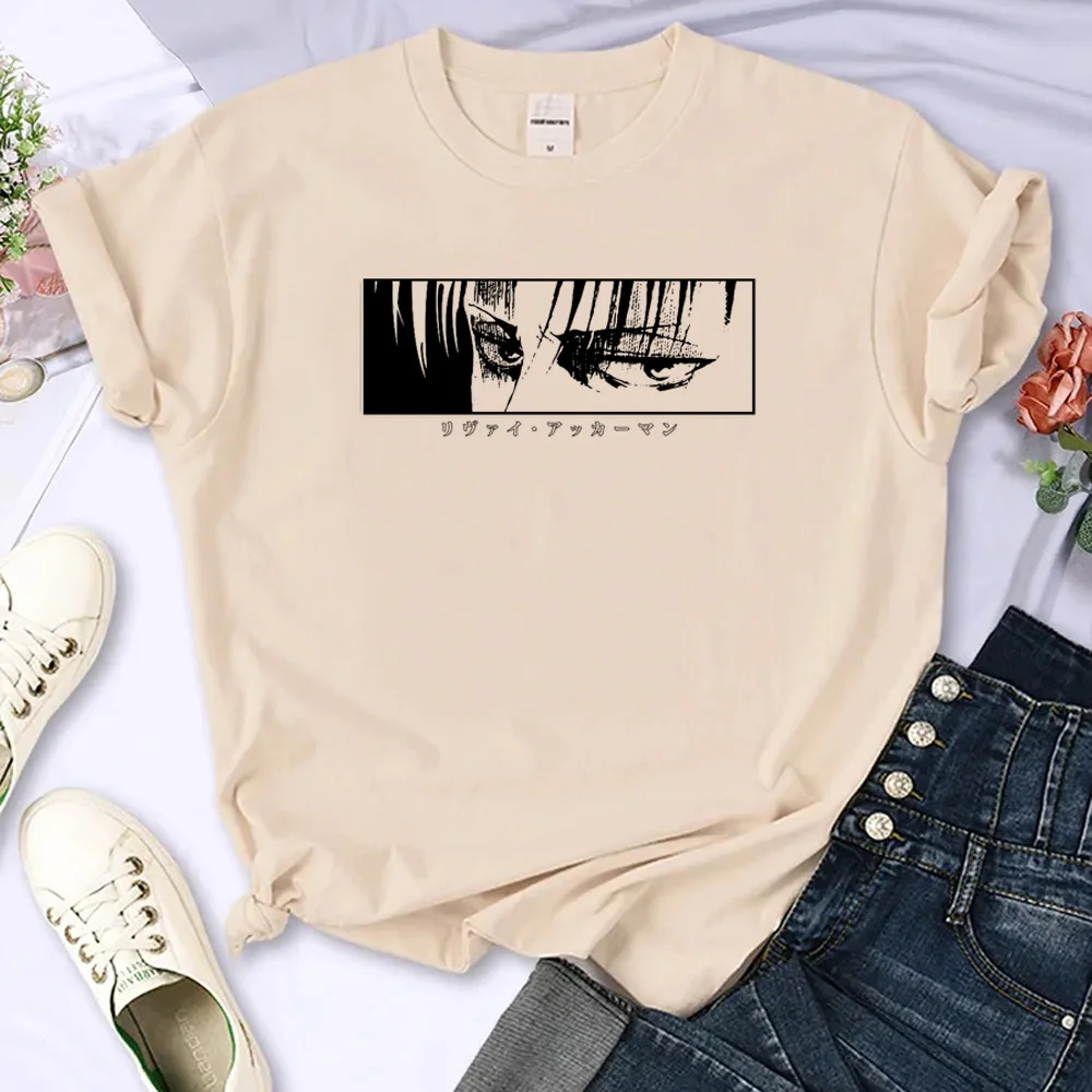 

Футболка «атака на Титанов», Женский Топ с аниме, уличная одежда для девушек