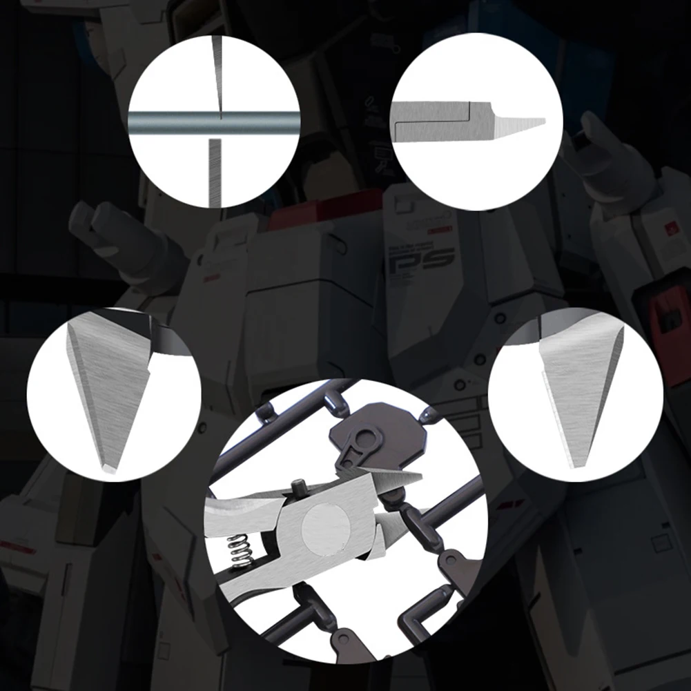 9 7-дюймовые модельные кусачки Нескользящие мини-плоскогубцы для моделирования