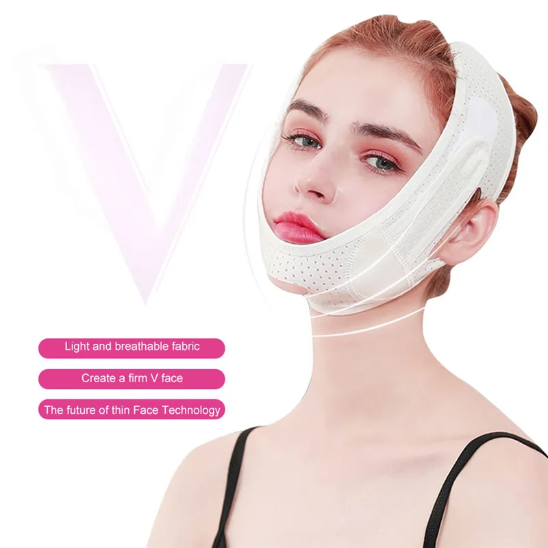 

Face lifting Strap for Women Facial Slimming Tool V-Line Face lift Bandge Sculpt Bandage Man Modeling Strap Face Fixed Belt