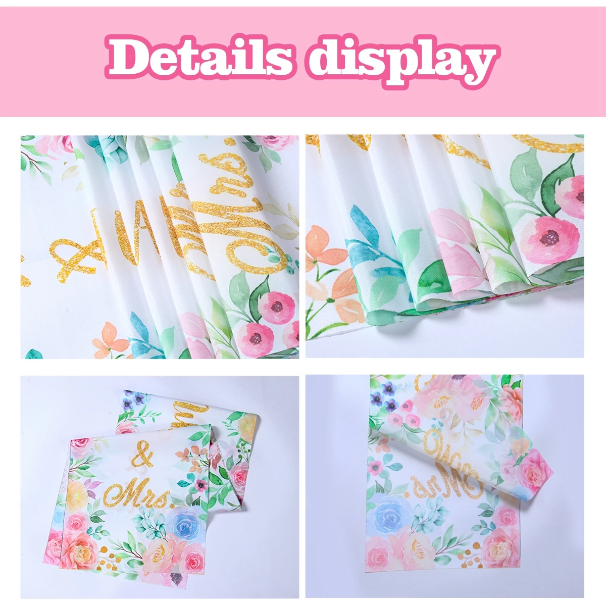 Настольная дорожка с цветами для свадебного декора деревенский декор вечеринки