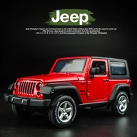 132 jeeps wrangler rubicon alloy car model diecasts metal toy off road vehicles car model collection high simulation kids gift