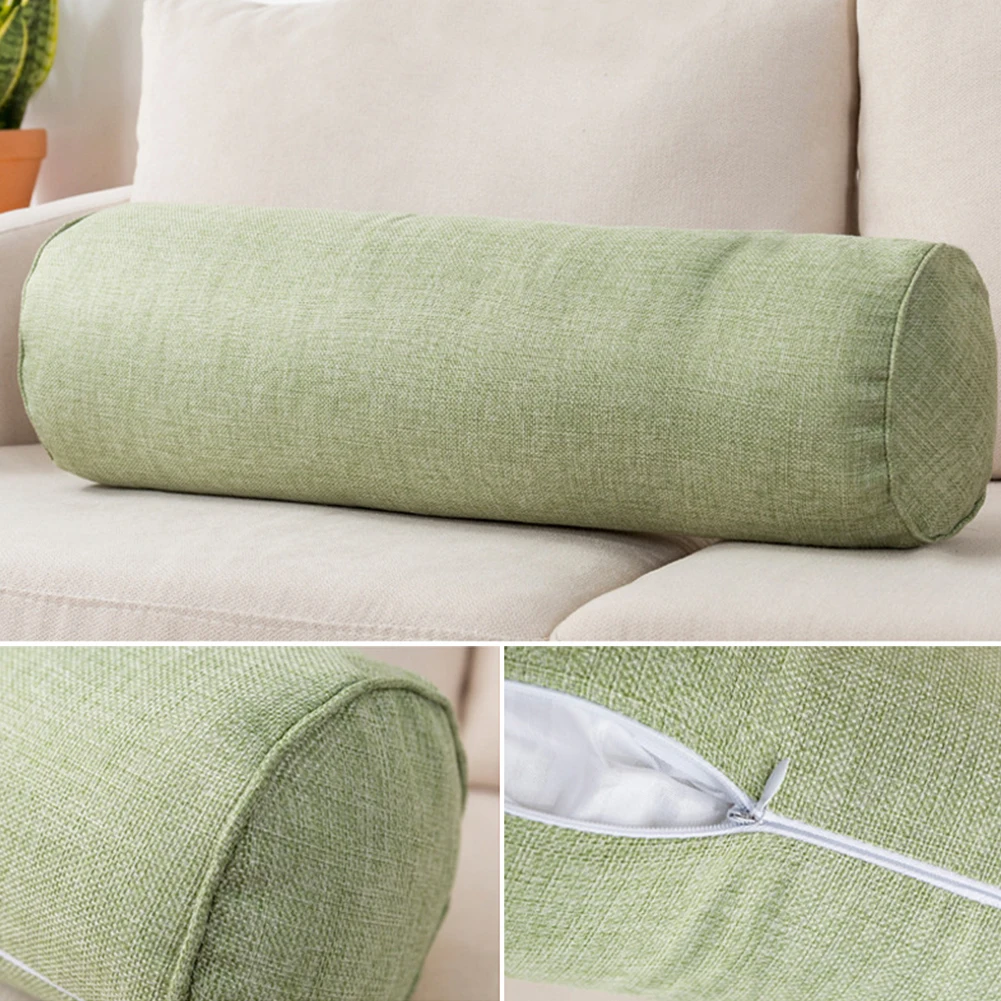 

Комфортное автомобильное кресло для снятия боли, цилиндрическая форма, длинная для сна, моющаяся диванная подушка с круглым вырезом, рулон, ...