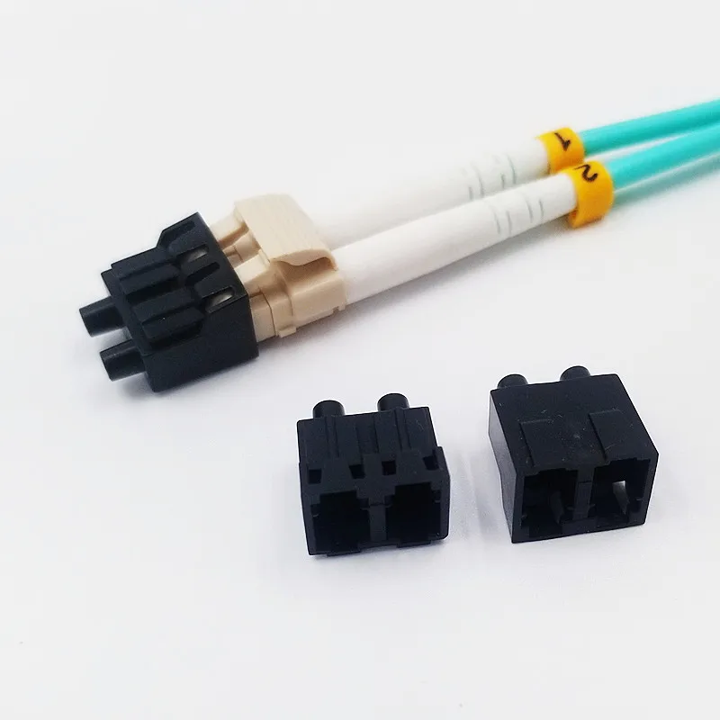 100pcs/Lot LC Duplex Fiber Optical Connector Anti Dust Plug
