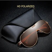 new men polarized sunglasses one piece classic sunglasses fishing goggles driving cycling shades uv400
