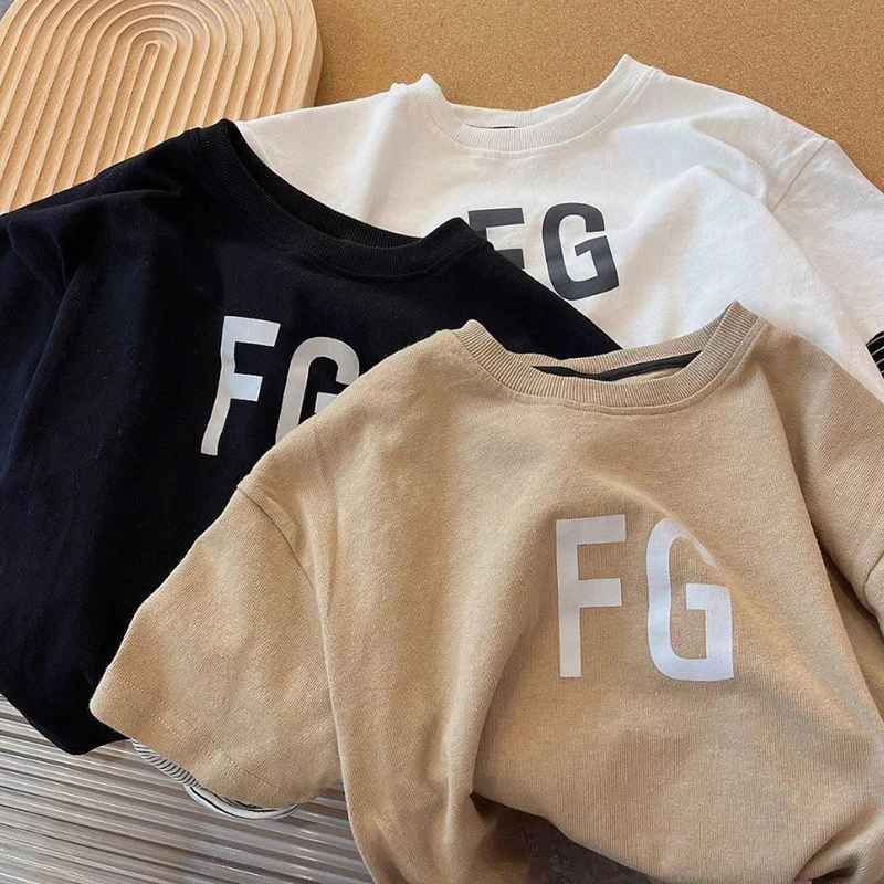 Хлопковая футболка унисекс футбольный трикотаж в повседневном стиле для детей с