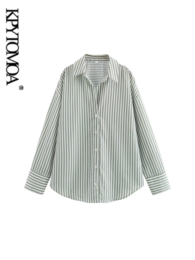 Женская блузка с длинным рукавом на пуговицах