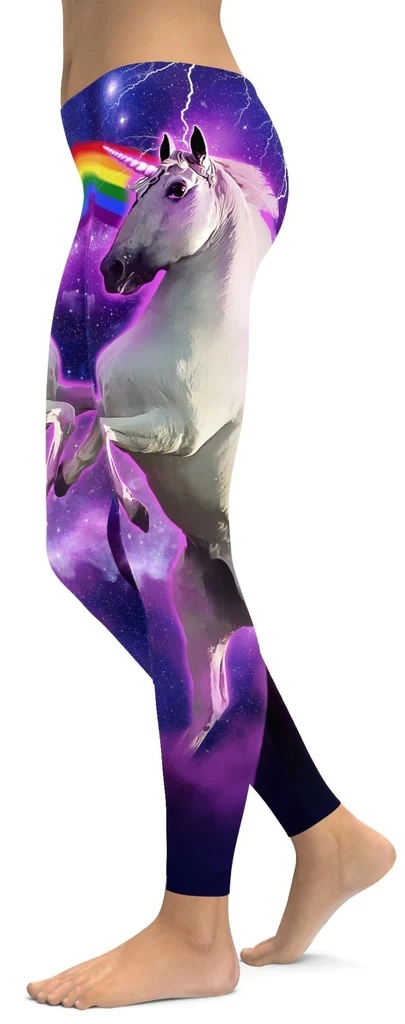 

Hot Women Workout Yoga Colorful Unicorn Leggings 3D Print Cosplay Fitness Bodybuilding Female Fashion Sexy Pencil Pants Hip Hop