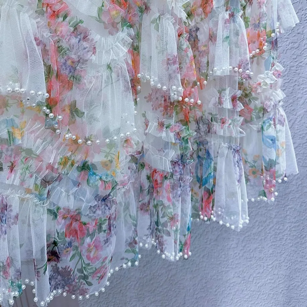 Женская винтажная юбка Fairycore Y2k цвет в ассортименте