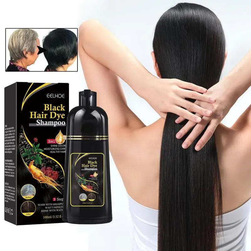 

Шампунь от белого до черного цвета для окрашивания черных волос крем для волос органический натуральный шампунь для быстрой краски волос для седых полупостоянных волос