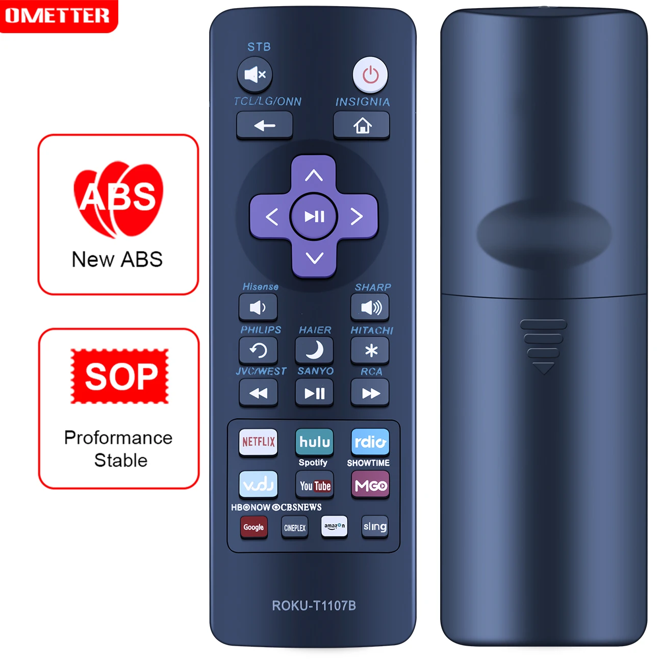 Control T1107b For Roku Streaming Player Boxes Tv Tcl Lg Onn