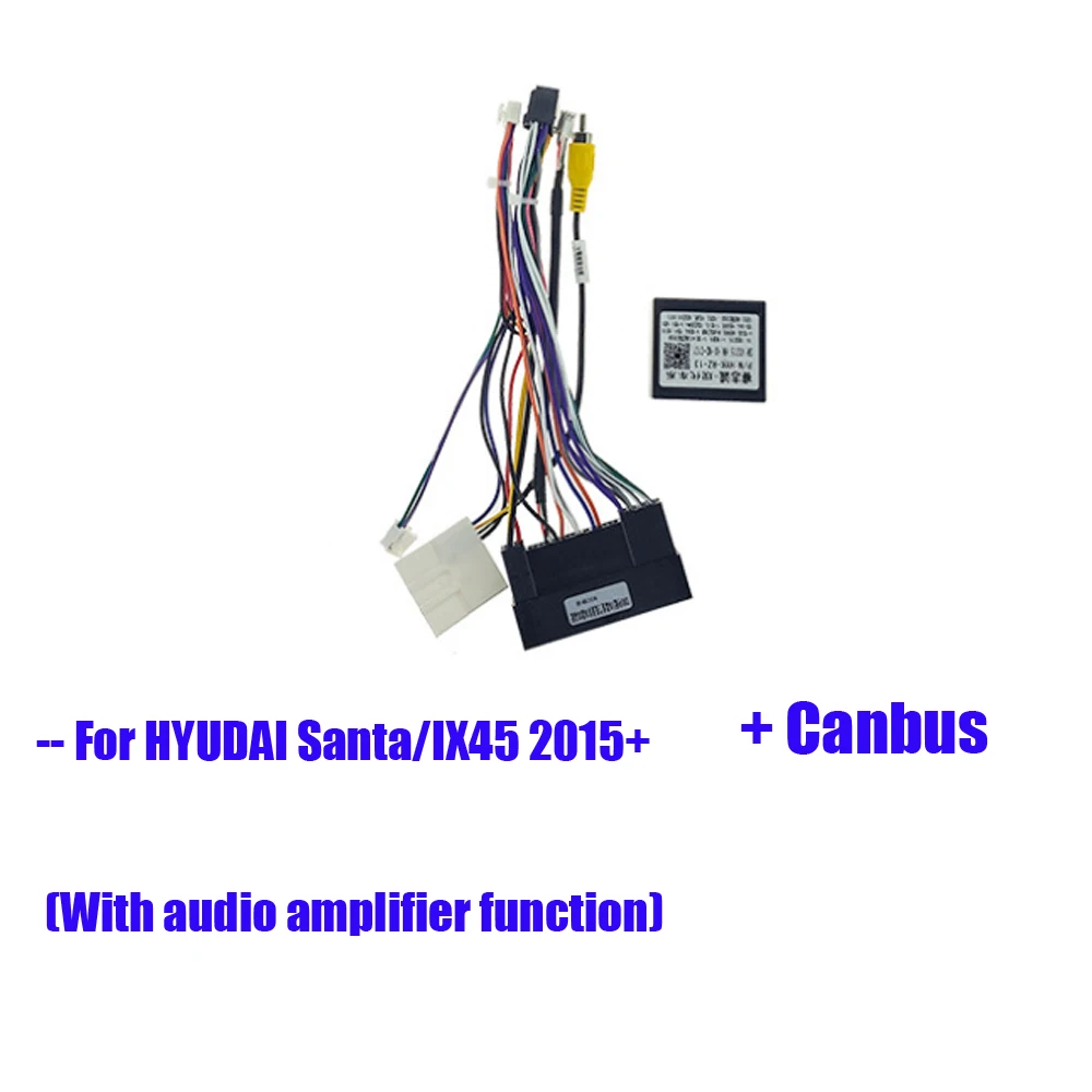 

Автомобильный радиокабель CAN Bus аудио усилитель адаптер для HYUDAI Santa IX45 жгут проводов медиа плеер