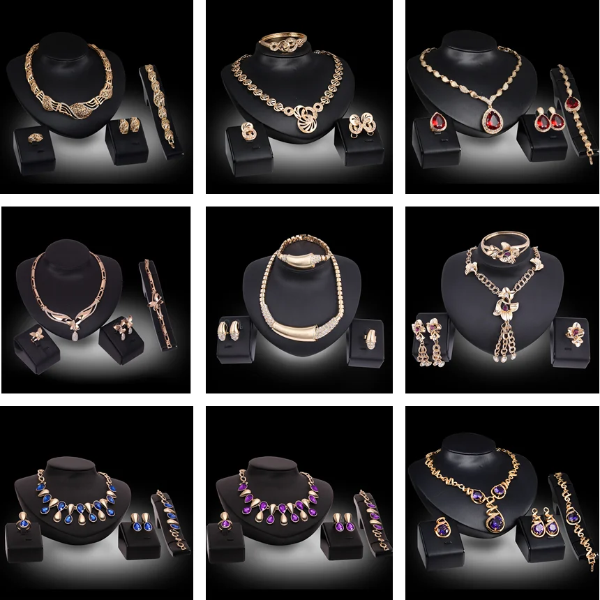 

4 шт., свадебные ювелирные украшения из искусственных африканских бусин