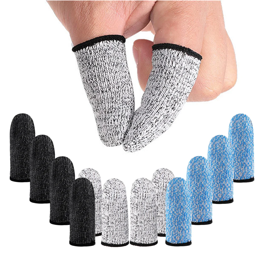 

6 пар напальчников, портативные протекторы для пальцев, защита для пальцев от порезов, Защитные чехлы для пальцев от порезов