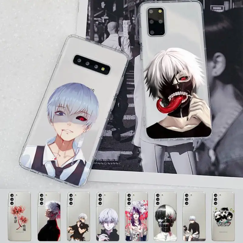 

Japanese anime Tokyo Ghoul Phone Case for Samsung A51 A52 A71 A12 for Redmi 7 9 9A for Huawei Honor8X 10i Clear Case