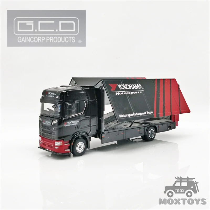 GCD 1:64 Scania S730 Yokohama ADVAN двухуровневый автомобильный Грузовик литая модель