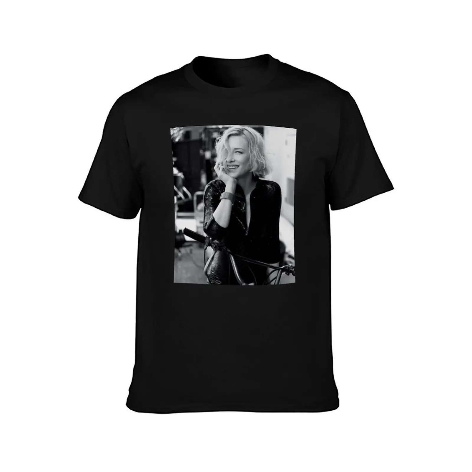 Фото Футболка Cate Blanchett Art из мягкого хлопка большого размера №2