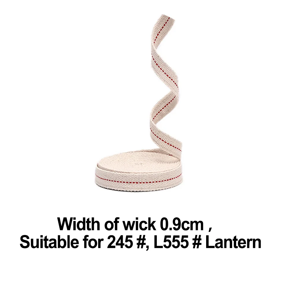

1Meter Kerosene Lamp-Wick Braided Cotton-Wick Flat Cotton Oil Lamp-Wick For Oil Lamp Vintage Camping Lamp-Wick