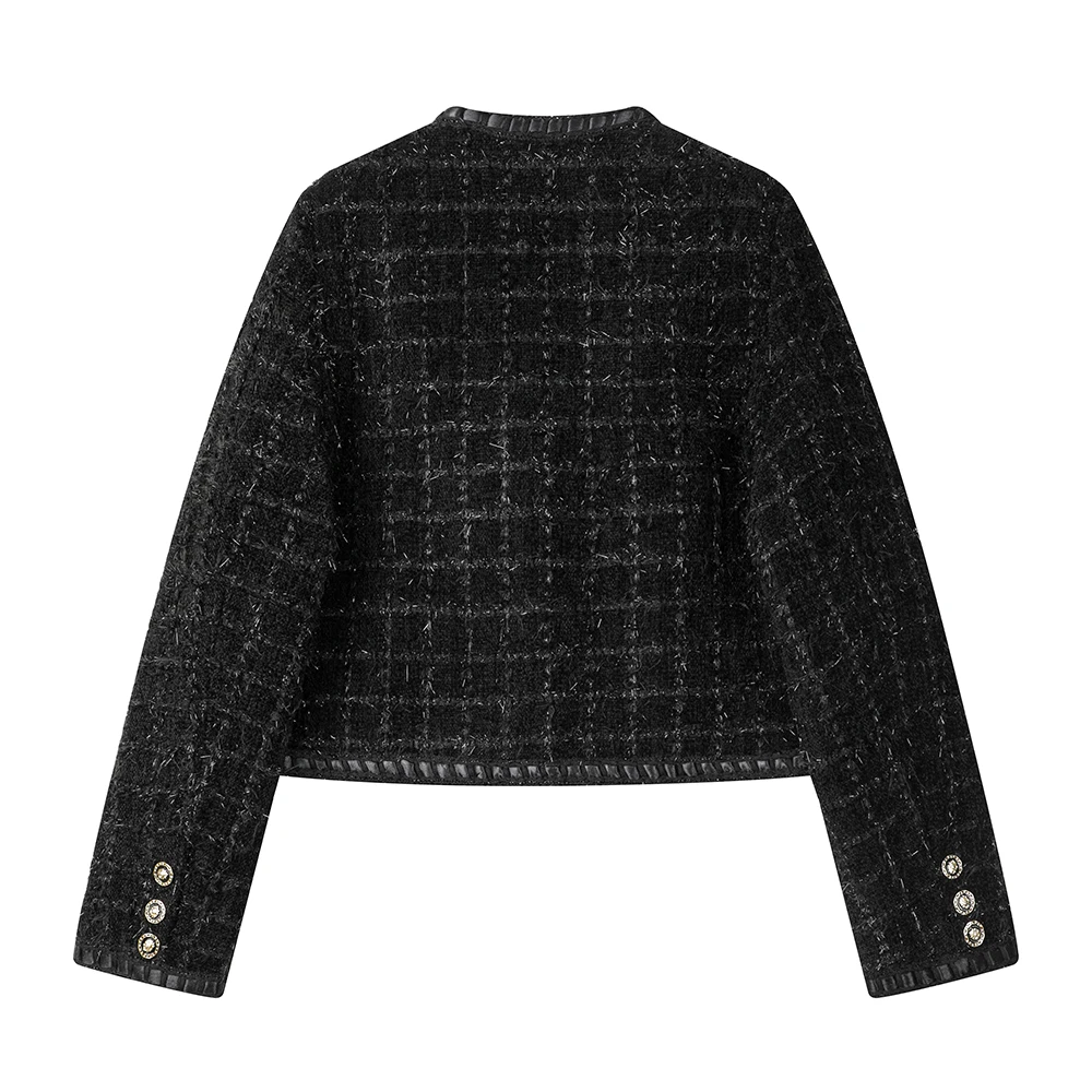 Xinmonlee черная высококачественная темпераментная изящная универсальная верхняя