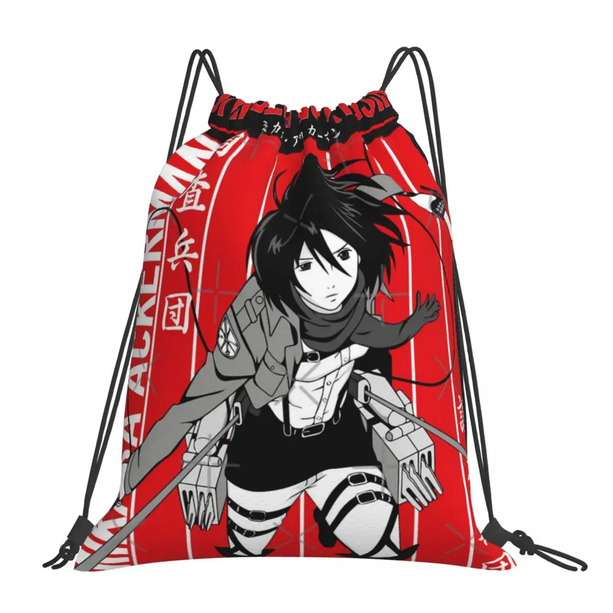 

Мужской тканевый рюкзак с кулиской Mikasa Ackerman S N K