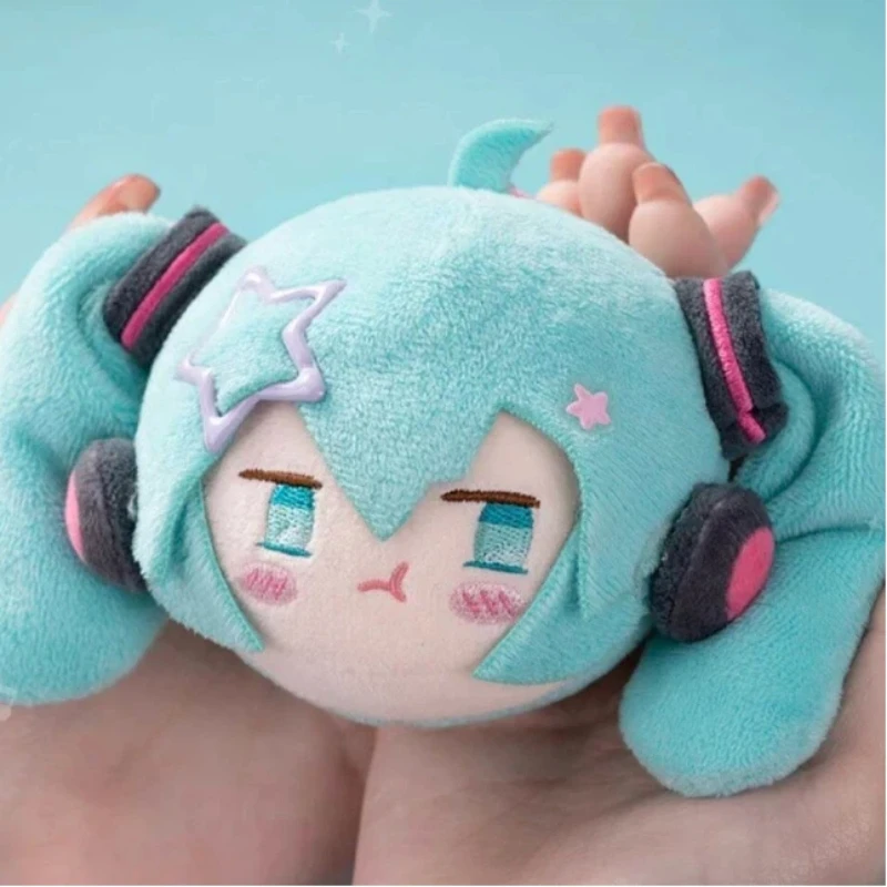 Оригинальный плюшевый брелок Hatsune Miku, круглая мягкая игрушка-кукла, подвеска в стиле аниме Vocaloid для сумки, рюкзака, коллекционный подарок для фанатов аниме. (art.: 3920d84ca4855) - 3920d84ca4855