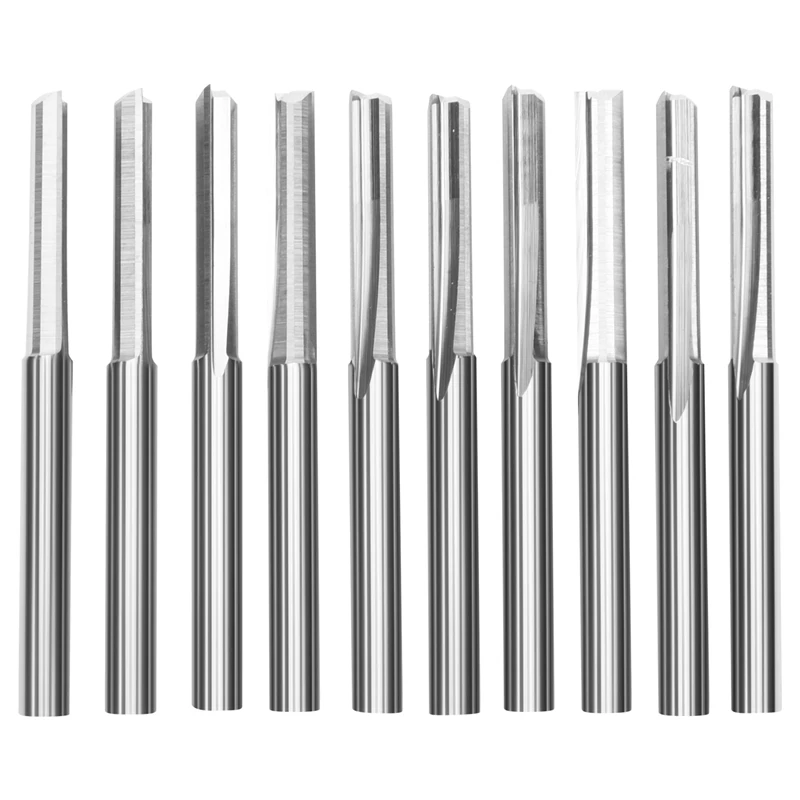 

Набор фрез Su&KND 10 шт., 3,175 мм, стальные, для дерева