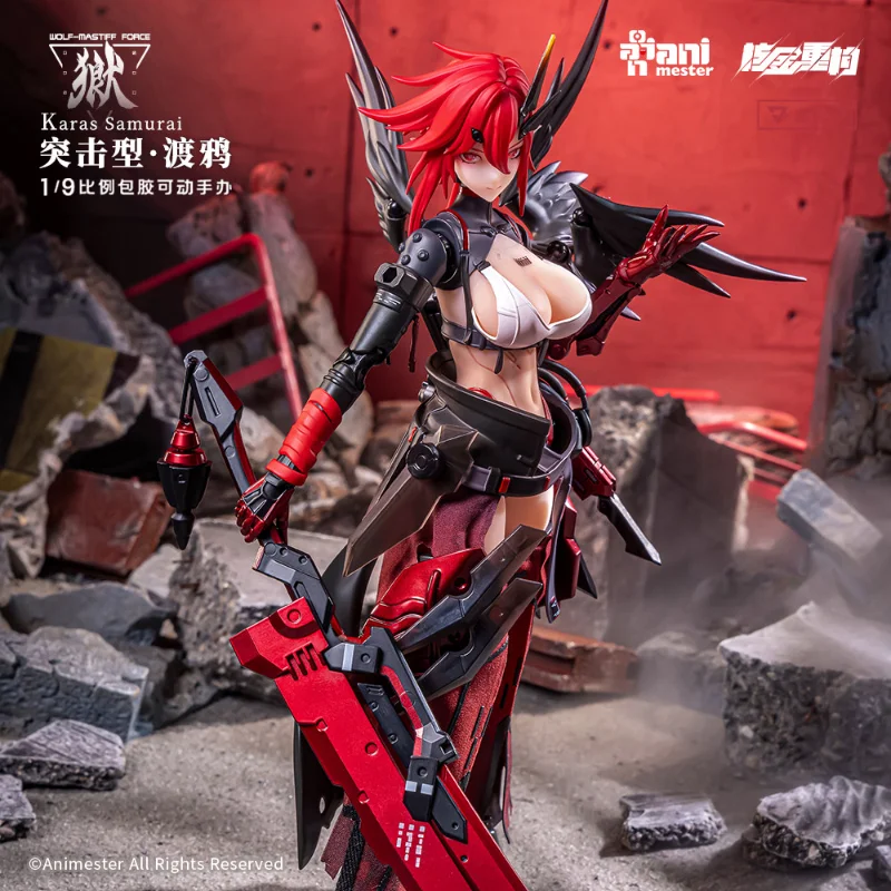 Фото В наличии: Коллекционная фигурка Daiman Takumi Wolf Dog Unit Assault Type Raven 1/9, пластиковая, с покрытием, модель для хобби, подарок №5