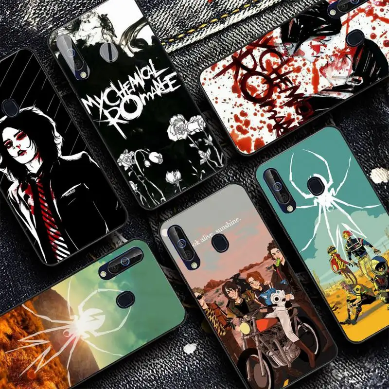 

YNDFCNB My Chemical Romance Phone Case for Samsung A51 A30s A52 A71 A12 for Huawei Honor 10i for OPPO vivo Y11 cover