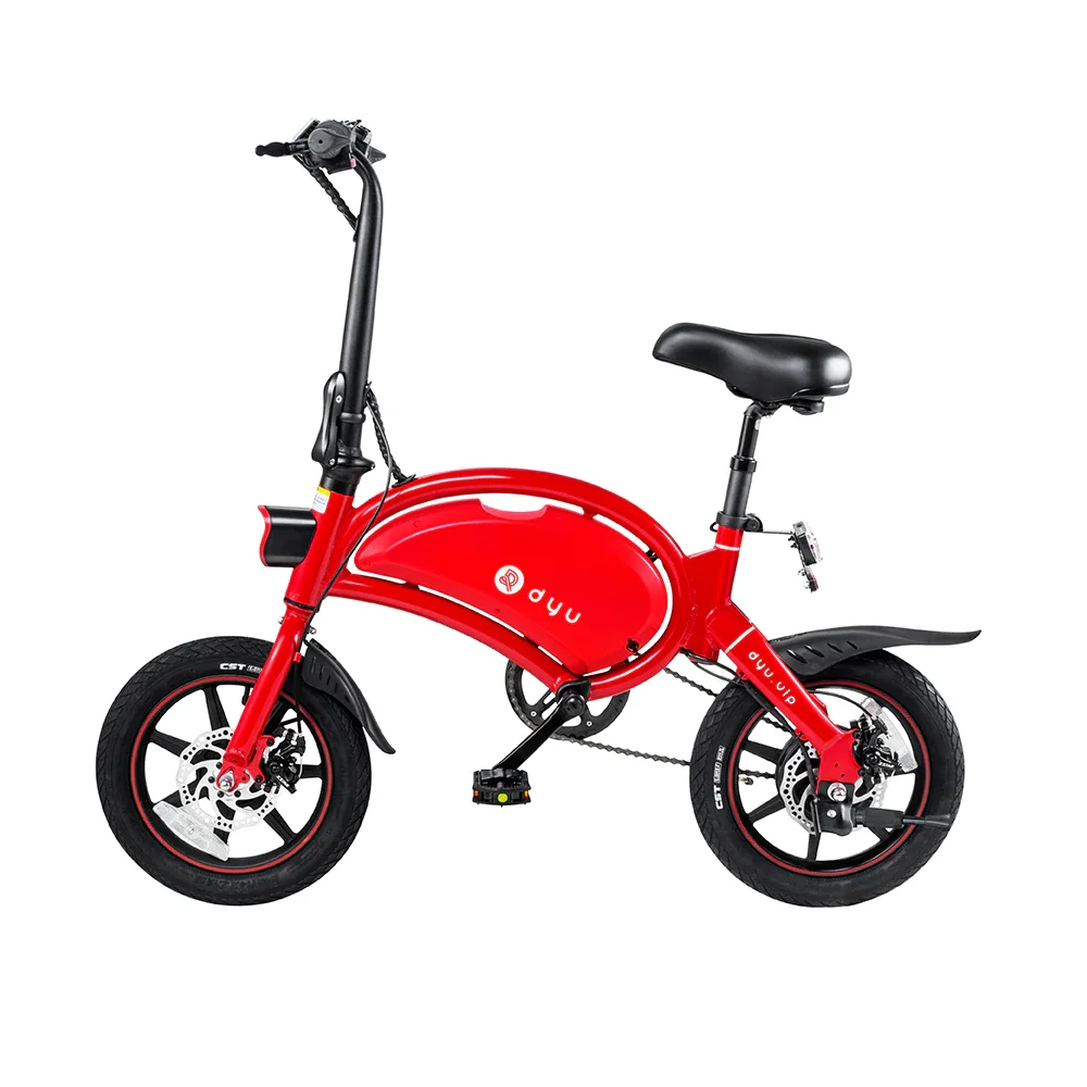 

CAMORO DYU D3+ Smart Electric Bike 14 Inch 250W 10Ah City E-Bike Folding E Bicycle with Pedals APP Control