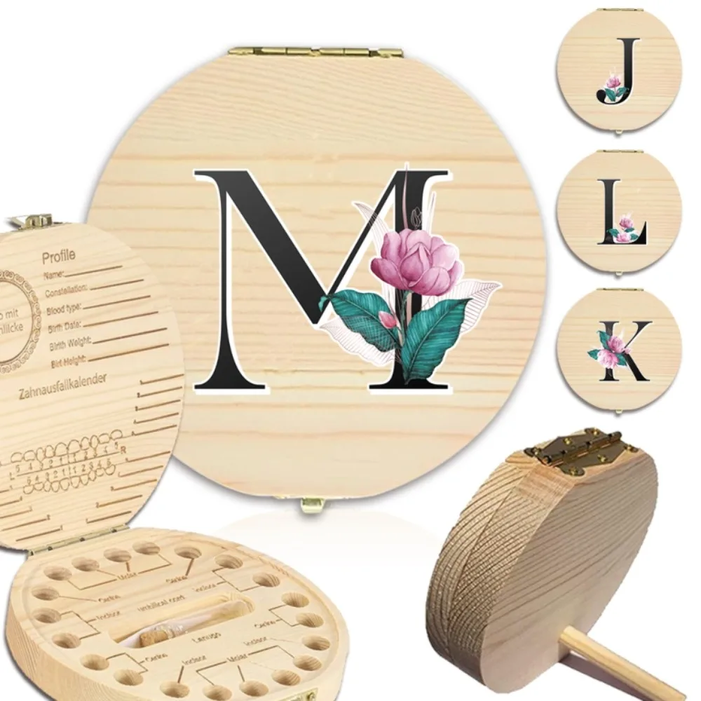 Деревянная детская коробка для зубов устройство хранения потерянных