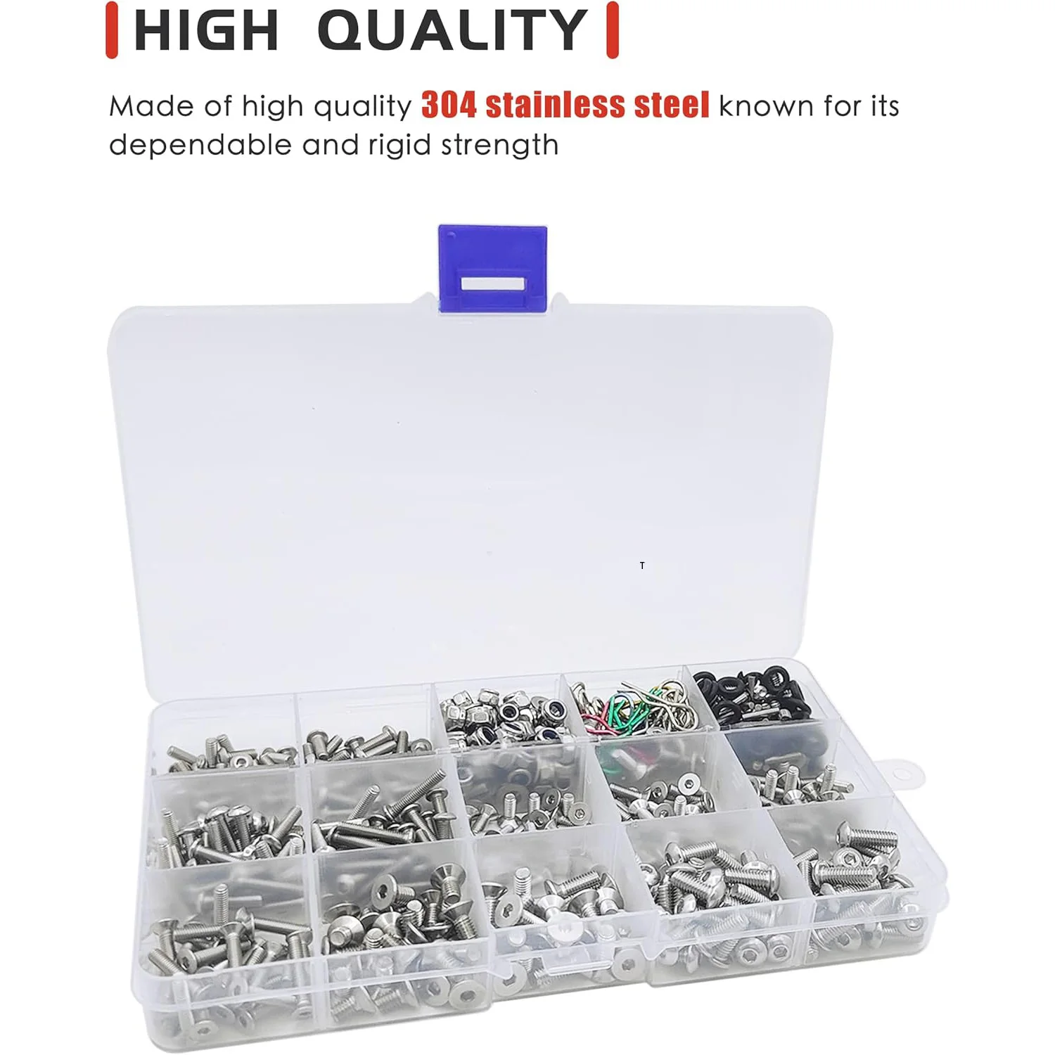 710 шт. Универсальный комплект винтов RC 304 набор из нержавеющей стали крепежные