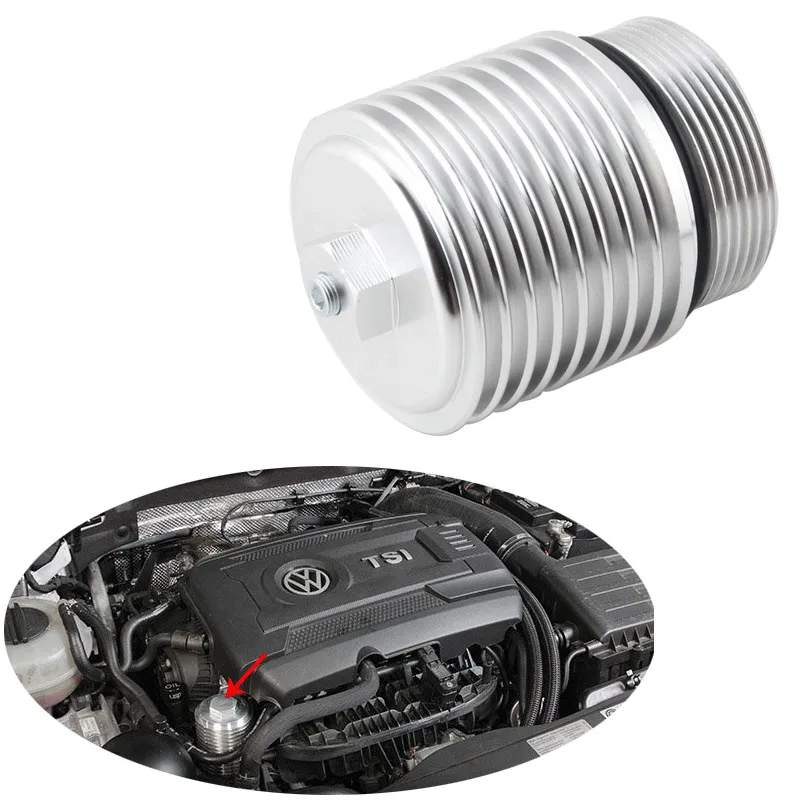 

Корпус автомобильного масляного фильтра DSG Cool Flow из алюминия заменяет заводской пластиковый корпус в положении лежа на сбоях для VW EA888 2,0 T FSI cap05