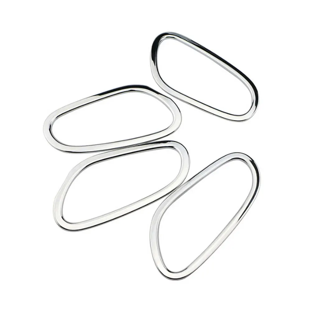 4 шт. ABC хромированная внутренняя дверная ручка автомобиля декоративная рамка