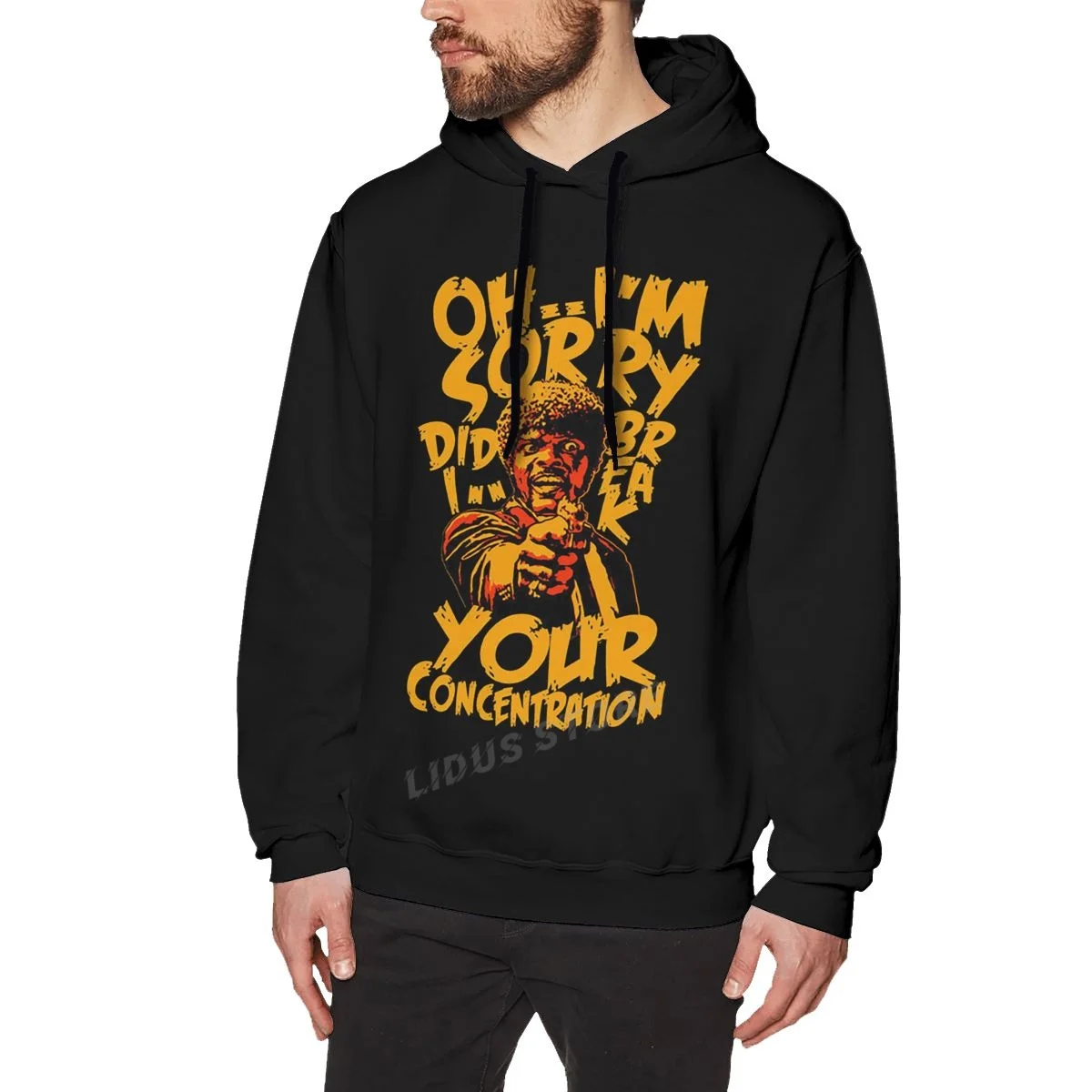

Film Samuel L. Jackson Hoodie Sweatshirts Harajuku Creativity 100% Cotton Streetwear Hoodies