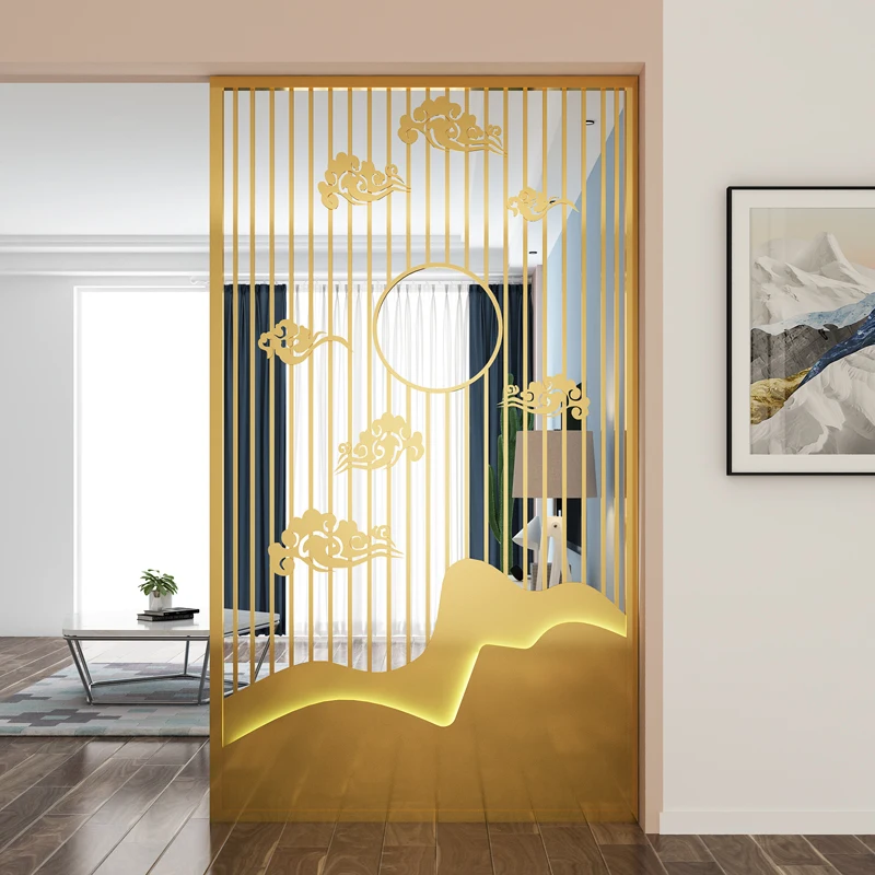 Светильник для гостиной роскошный современный вход с перегородкой простая