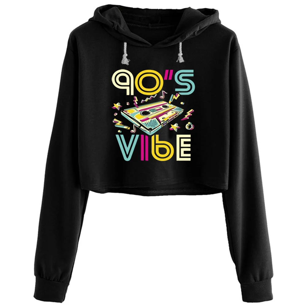 

Женские толстовки 90s Vibe Y2k Kawaii Goth Grunge пуловер для девочек