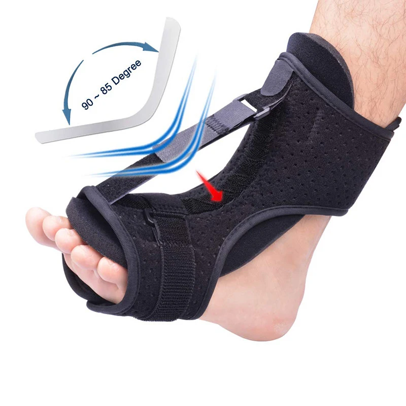 

1PCS Adjustable Plantar Fasciitis Night Splint Foot Drop Orthosis Stabilizer Brace Support Night Splints Pain Relief