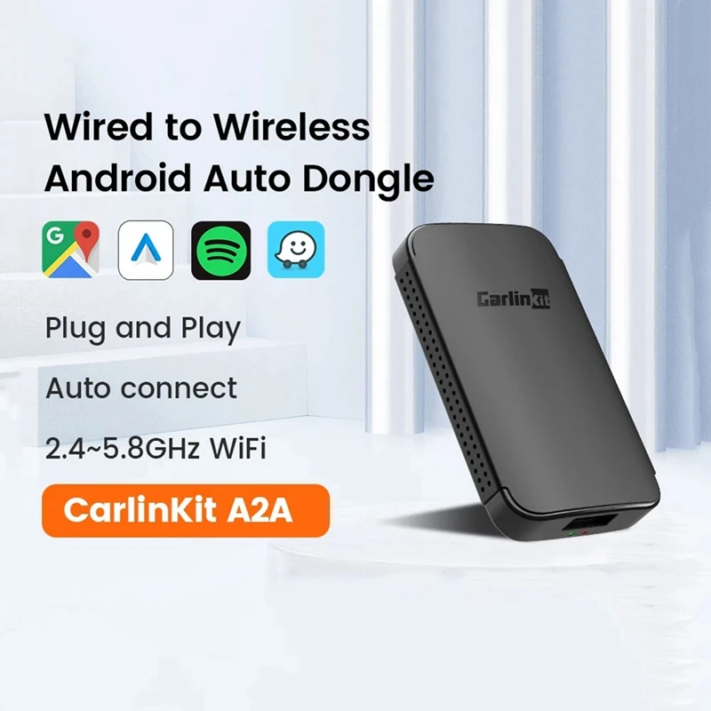 Carlinkit Dongle Android Ai Box Waze Spotify для автомобиля 98% с автоматическим подключением