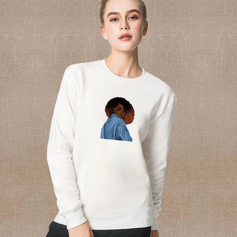 

European Girl Women Pullover Fashion Sweatshirt Printing Casual Round Neck Clothing Clothes for Women Harajuku Kawaii Friends