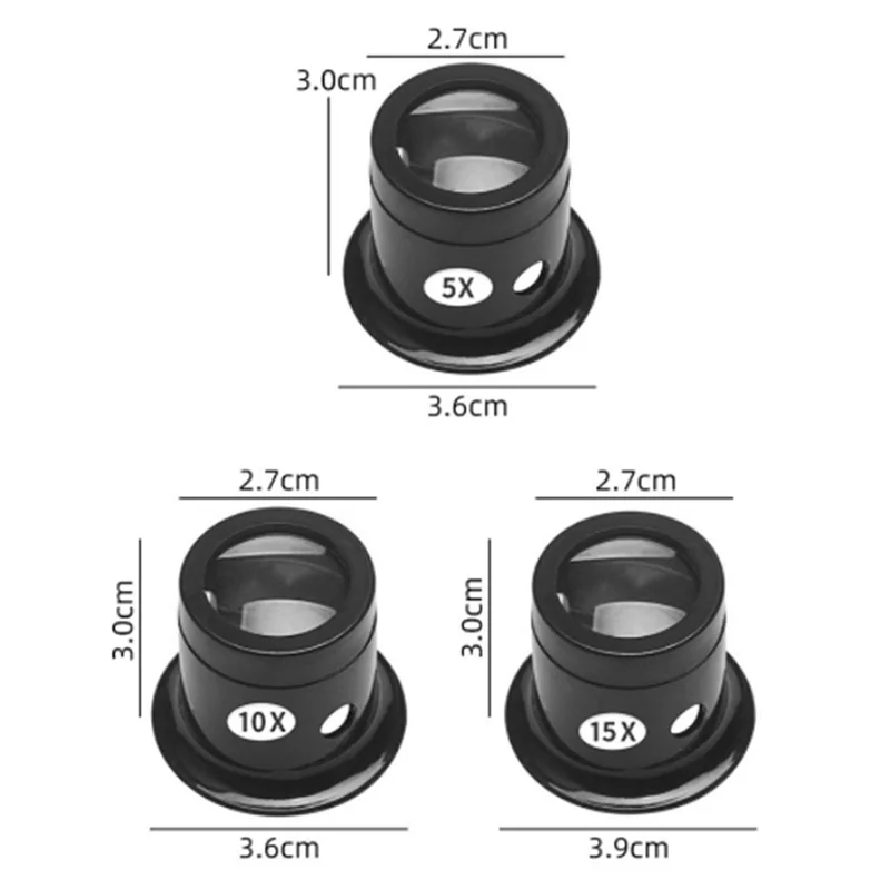 Лупа для ювелирных часов 5X 10X 15X 20X 30X